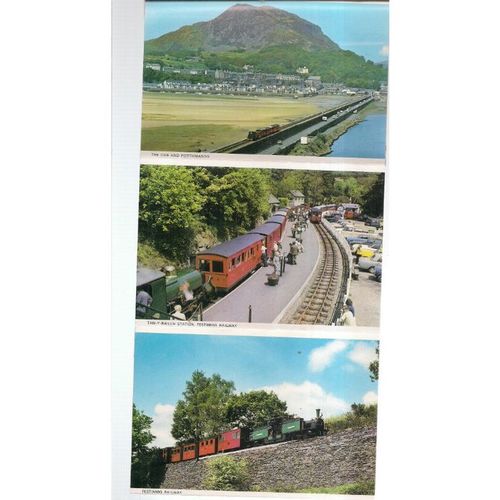 FESTINIOG RAILWAY Letter Card / postcard 6 views paper made vintage