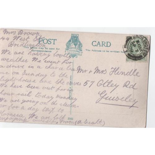1909 ETW Dennis & Sons PC Priory Church Bridlington