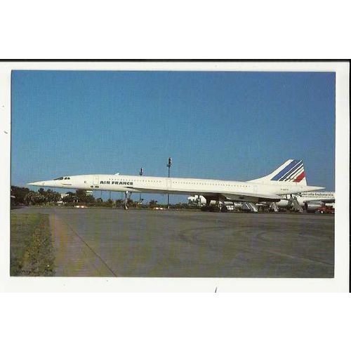 Aviation AIR FRANCE CONCORDE Postcard by Buchair (8903)