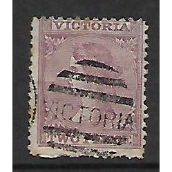 VICTORIA 1884 2d VIOLET SG 109 FINE USED