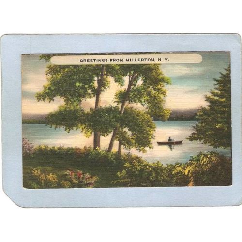 New York Millerton Greetings From Millerton N Y ny_box4~2091
