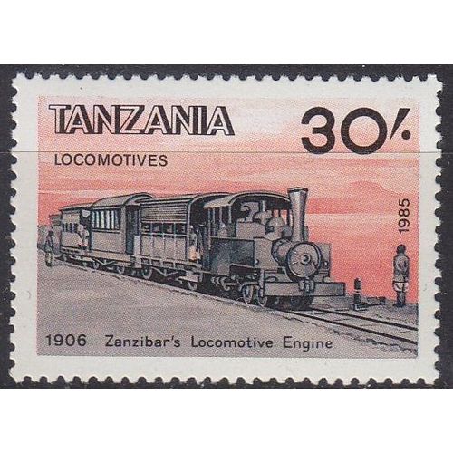 TANSANIA TANZANIA [1985] MiNr 0285 ( **/mnh ) Eisenbahn