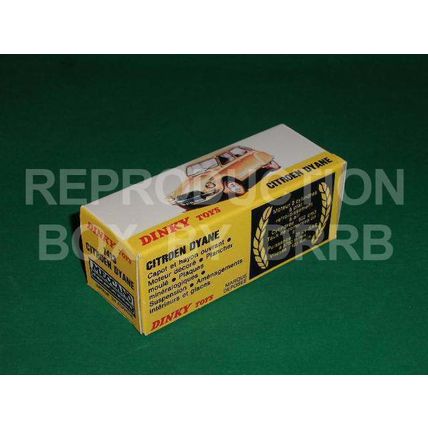 French Dinky. #1413 Citroen Dyane - Reproduction Box by DRRB