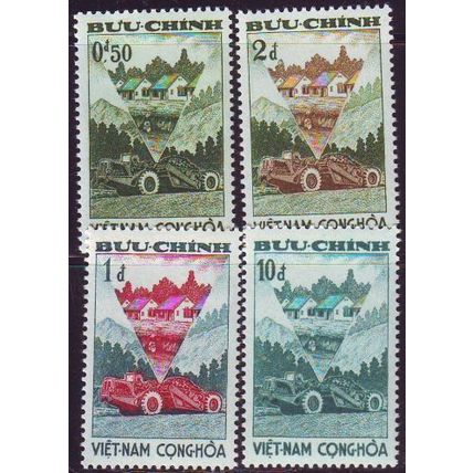 VIETNAM SÜD SOUTH [1961] MiNr 0258-61 ( **/mnh )