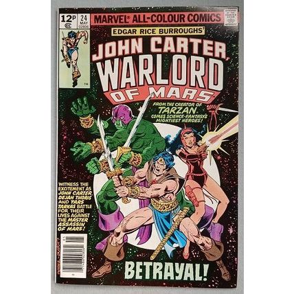 John Carter Warlord of Mars #24: Marvel Comics, May 1979