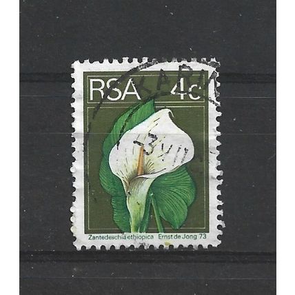 SouthAfrica.SG351 4c Arum Lily.Paper Unchecked.Fine Used.Sep25q