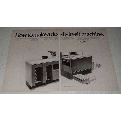 1970 Xerox 2400 and 3600-I Copiers Ad - Do-it-itself