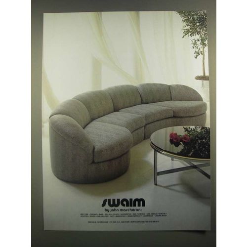 1988 Swaim Sofa by John Mascheroni Ad