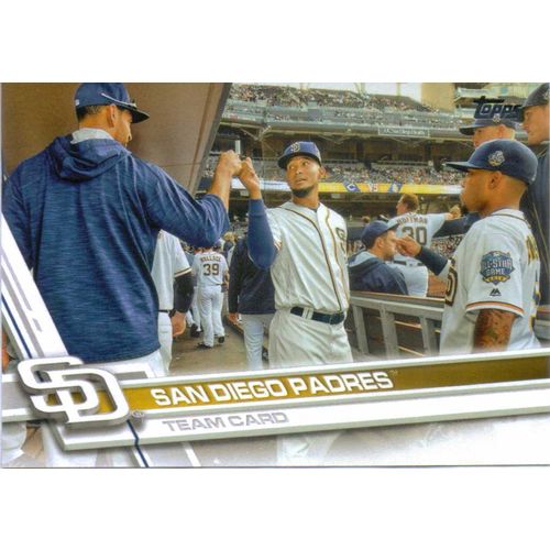 2017 Topps Series 1 & 2 San Diego Padres team set with Updates- 34 cards