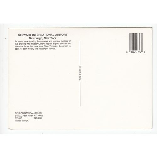 Stewart International Airport Newburgh New York USA Postcard 208
