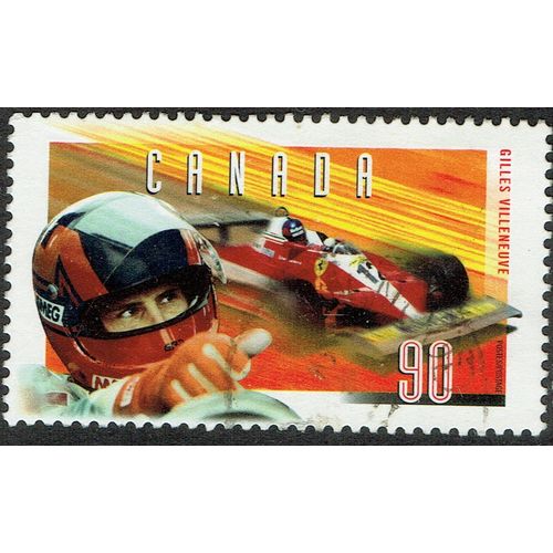 Canada 1997 15th Death Anniv Gilles Villeneuve 90c Multicoloured SG1734 FU