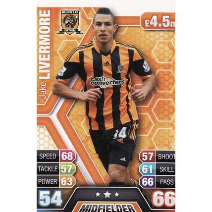 Match Attax 2013/2014 136 Jake Livermore Hull City