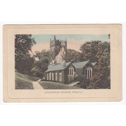 Cockington Church Devon The Wrench Series Postcard 893