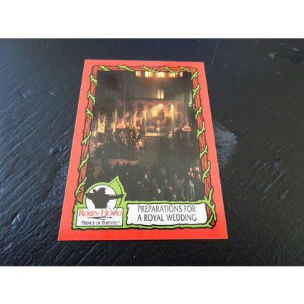 1991 Topps Robin Hood Prince of Thieves Card # 46 Preparations For Royal Wedding