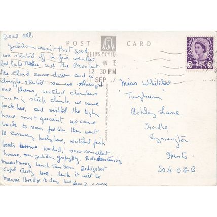 6x4 Continental size printed postcard Ugly House Betws-Y-Coed Caernarfonshire
