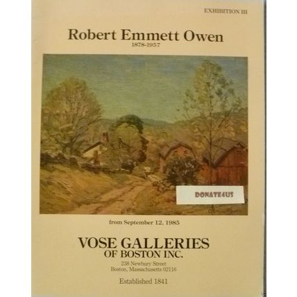 ROBERT EMMETT OWEN 1985 VOSE GALLERIES ART EXHIBITION III CATALOGUE PRINTS
