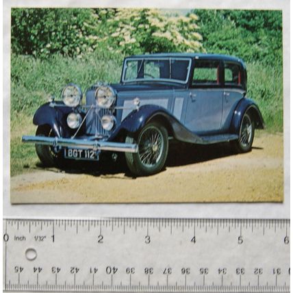 old postcard - 1934 Talbot 105