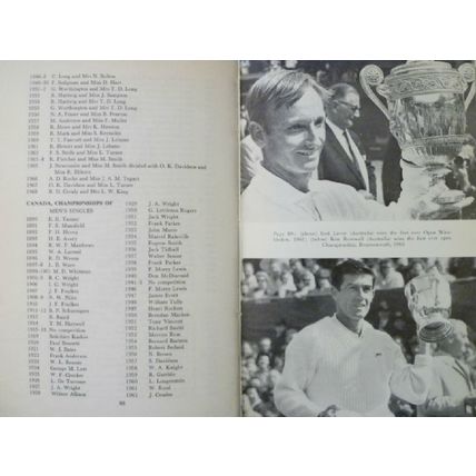 LAWN TENNIS ENCYCLOPAEDIA by MAURICE BRADY ILLUSTRATED HCDJ