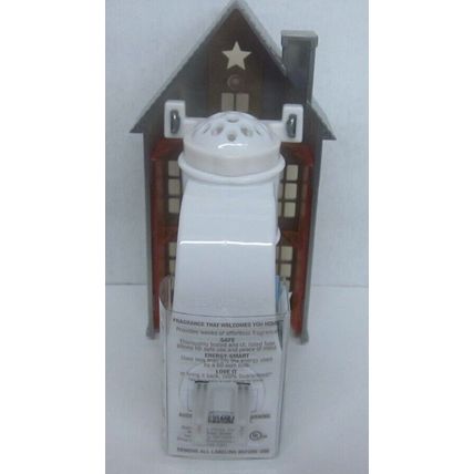 Bath & Body Works Wallflower Diffuser Plug Light Up Silver House