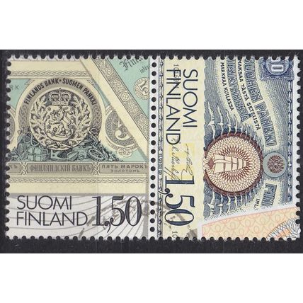 FINNLAND FINLAND SUOMI [1985] MiNr 0960+61 W74 ( O/used )
