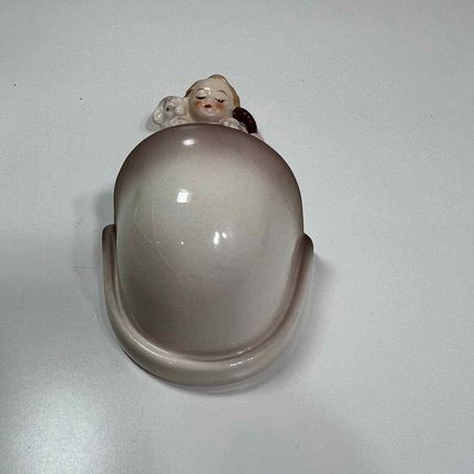 Goebel Hummel Holy Water Font Good Shepard Germany Vintage signed Catholic Jesus