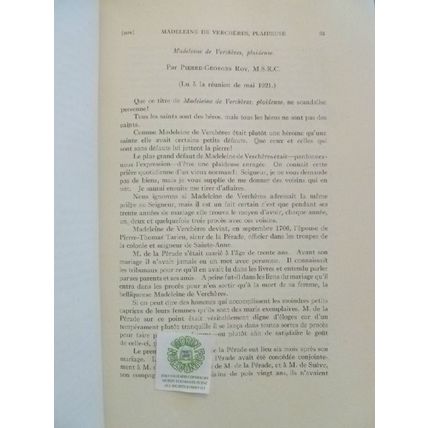 1921 PROCEEDINGS & TRANSACTIONS ROYAL SOCIETY OF CANADA Volume XV French English