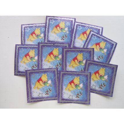 30 Winnie the Pooh Christmas Gift Tags, all brand new and sealed in packs of 10