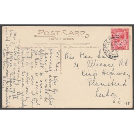 Alcombe Combe, Somerset, 1923 - Frith's Postcard