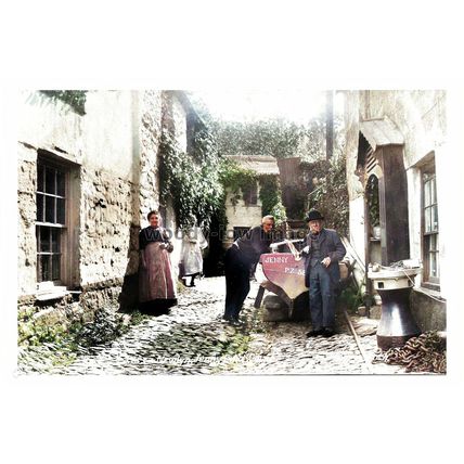 ptc1551 - Cornwall - "Jenny" Boat on Cobbles at Lionel Court, Newlyn - print 6x4