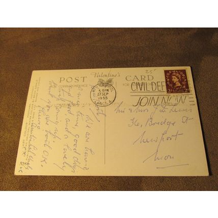 1950's Postcard - Blackpool Illuminations, Lancashire Artist A188