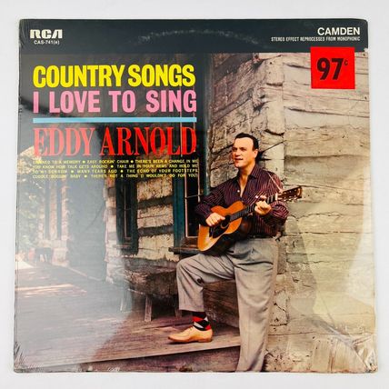 Eddy Arnold – Country Songs I Love To Sing Vinyl LP Record Album CAS-741(e) NEW