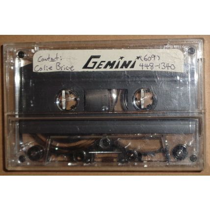 COLIE BRICE - GEMINI - Rare Hard Rock Demo Cassette 1991