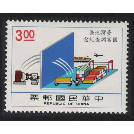 Taiwan National Wealth Survey 1989 MNH SG#1865