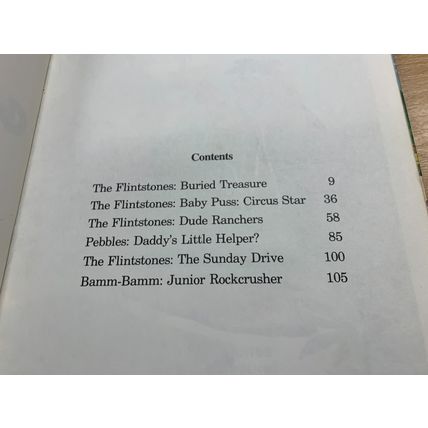 1974 "FLINTSTONE GIANT STORY BOOK" ILLUSTRATED ANNUAL HARDBACK BOOK (P4)