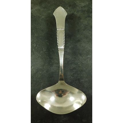 Vintage Danish Silver Plated Serving Ladle Louise Pattern Arts & Crafts By Prip