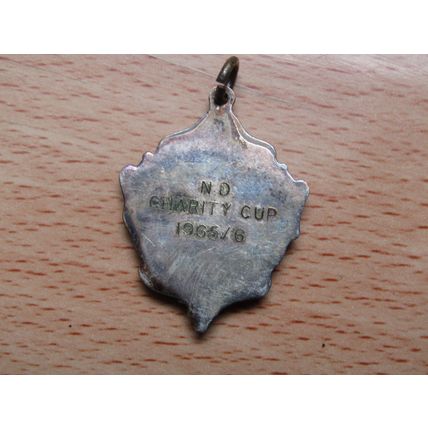 N D Charity Cup 1965/6 Football Medal Token (e146)