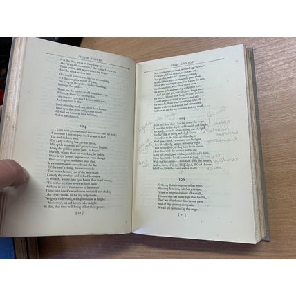 1943 WALTER DE LA MARE 1ST EDITION "LOVE" HARDBACK BOOK (P5)