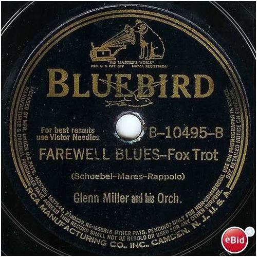 Bluebird 78 #10495 - Glenn Miller Orchestra - "Indian Summer" & "Farewell Blues"