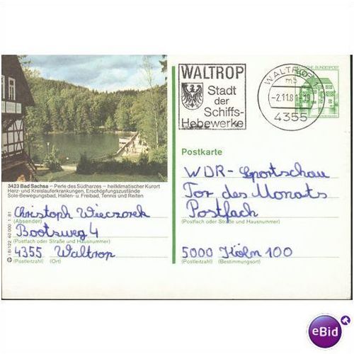 Germany postcard 1981 - 3423 Bad Sachsa