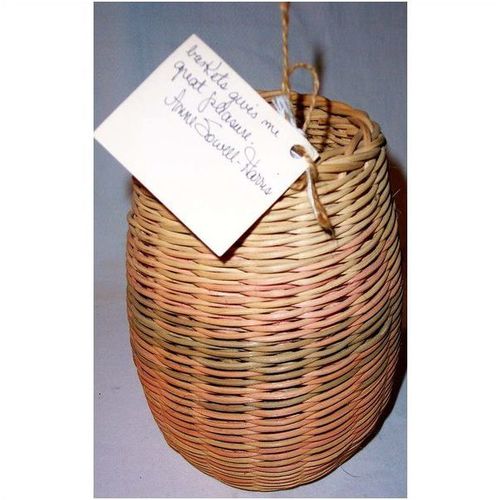 Anne Sowell-Harris signed "Springtime Spiral" basket