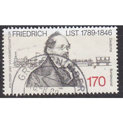 GERMANY BUND [1989] MiNr 1429 ( O/used ) Eisenbahn