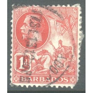 Barbados 1912 - SG172 - 1d red - KGV - used