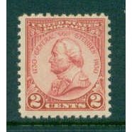 689 2c General von Steuben Just Clears MNH T0201