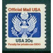 O135 20c Eagle Fine MNH Q1340