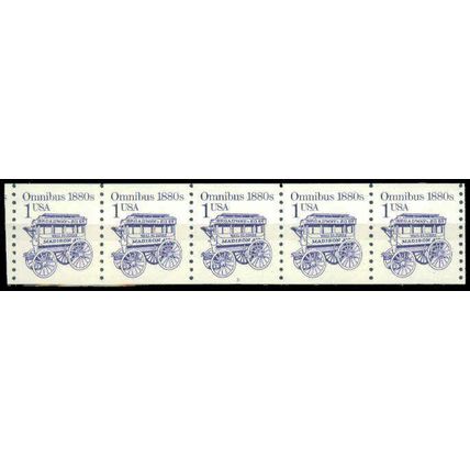 2225b 1c Omnibus Very Fine MNH Dry Gum PNC 3/5 P0673