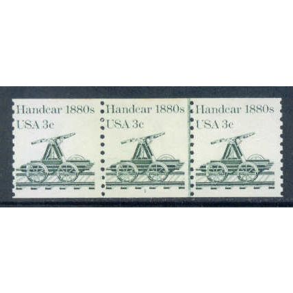 1898 3c Handcar Fine MNH Dry Gum PNC 1/3 W0475