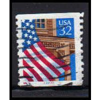 Used 2913 32c U.S. Flag Over Porch Fine CNS 33333 PA1002