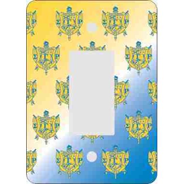 Sigma Gamma Rho Rocker Switch Plate-Mini Print (African American Fraternity-Soro