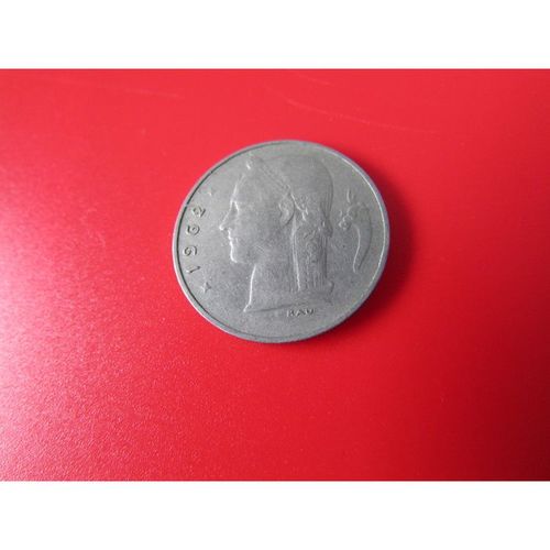 1962 BELGIUM ONE FRANC DUTCH TEXT FREE POST. AF
