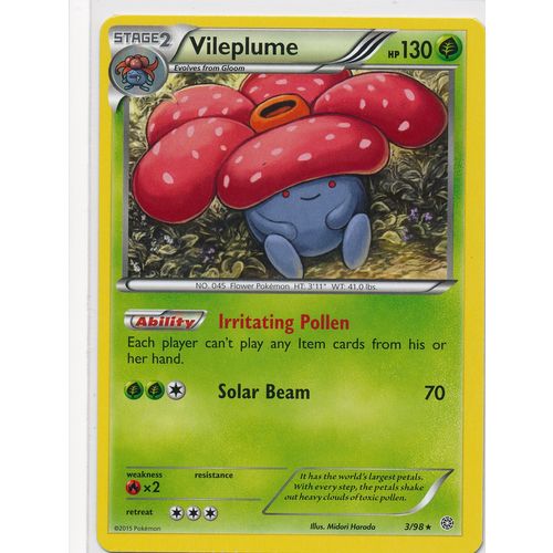Pokemon Ancient Origins #3/98 Vileplume